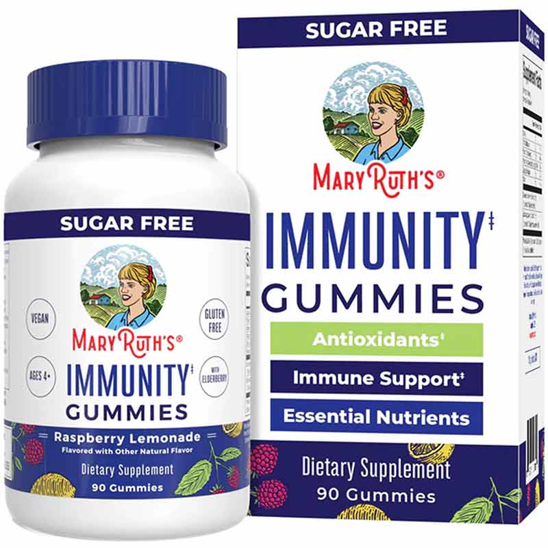 Immunity Gummies, Sugar Free, by MaryRuth's Organics