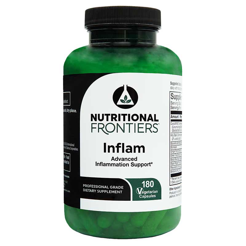 Inflam, 180 Veg Capsules, by Nutritional Frontiers
