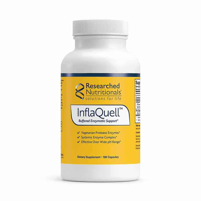 InflaQuell Buffered Enzymatic Support, by Researched Nutritionals