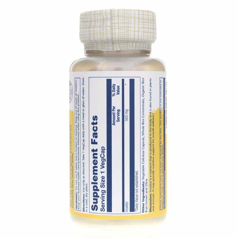 Inositol 500 Mg, by Solaray, image #3