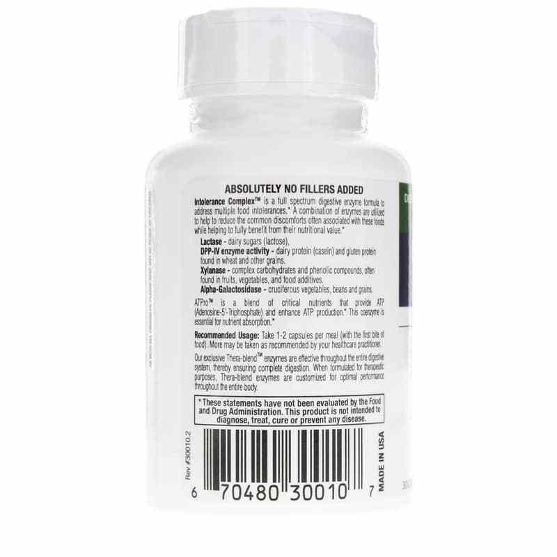 Intolerance Complex, 30 Capsules, by Enzyme Science, image #3