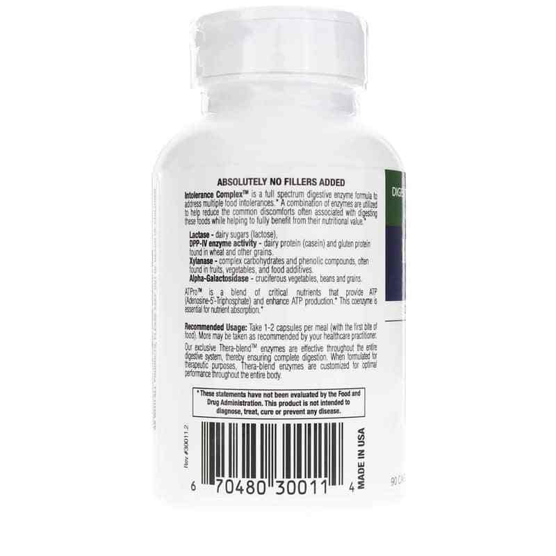 Intolerance Complex, 90 Capsules, by Enzyme Science, image #3