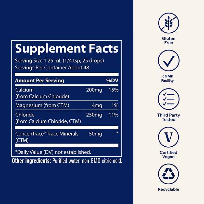Ionic Calcium 200 Mg, by Trace Minerals Research, image #5