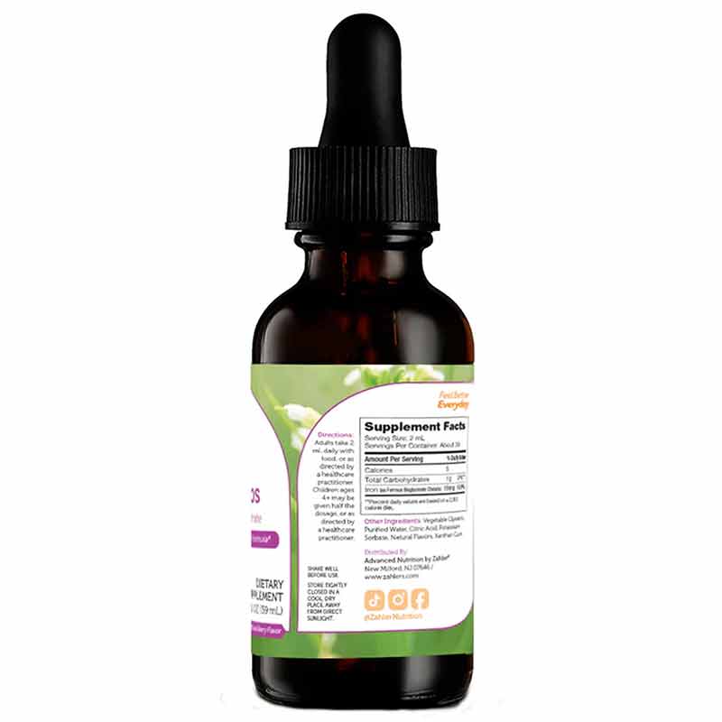 Iron Drops, 2 Oz, by Zahler, image #3