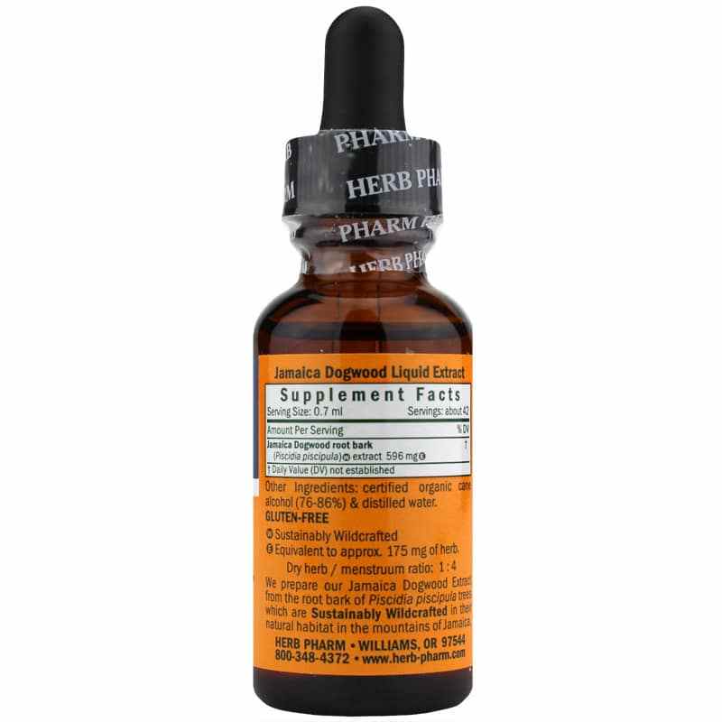 Jamaica Dogwood Extract, 1 Oz, by Herb Pharm, image #2