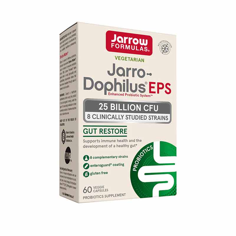 Jarro-Dophilus EPS Advanced 55 Billion CFU, 30 Veg Capsules, by Jarrow Formulas