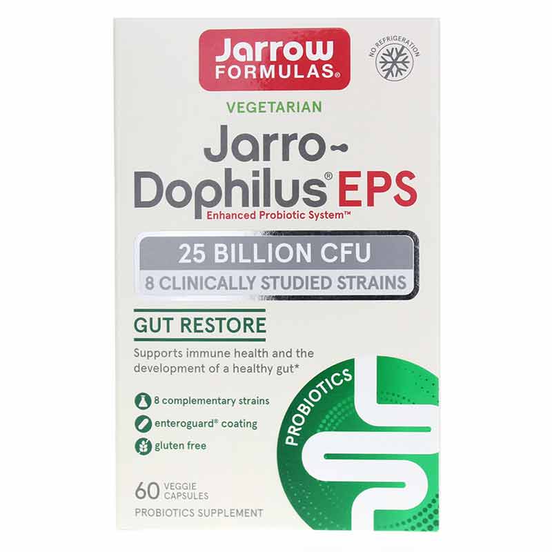 Jarro-Dophilus EPS Higher Potency, 60 Veg Capsules, by Jarrow Formulas