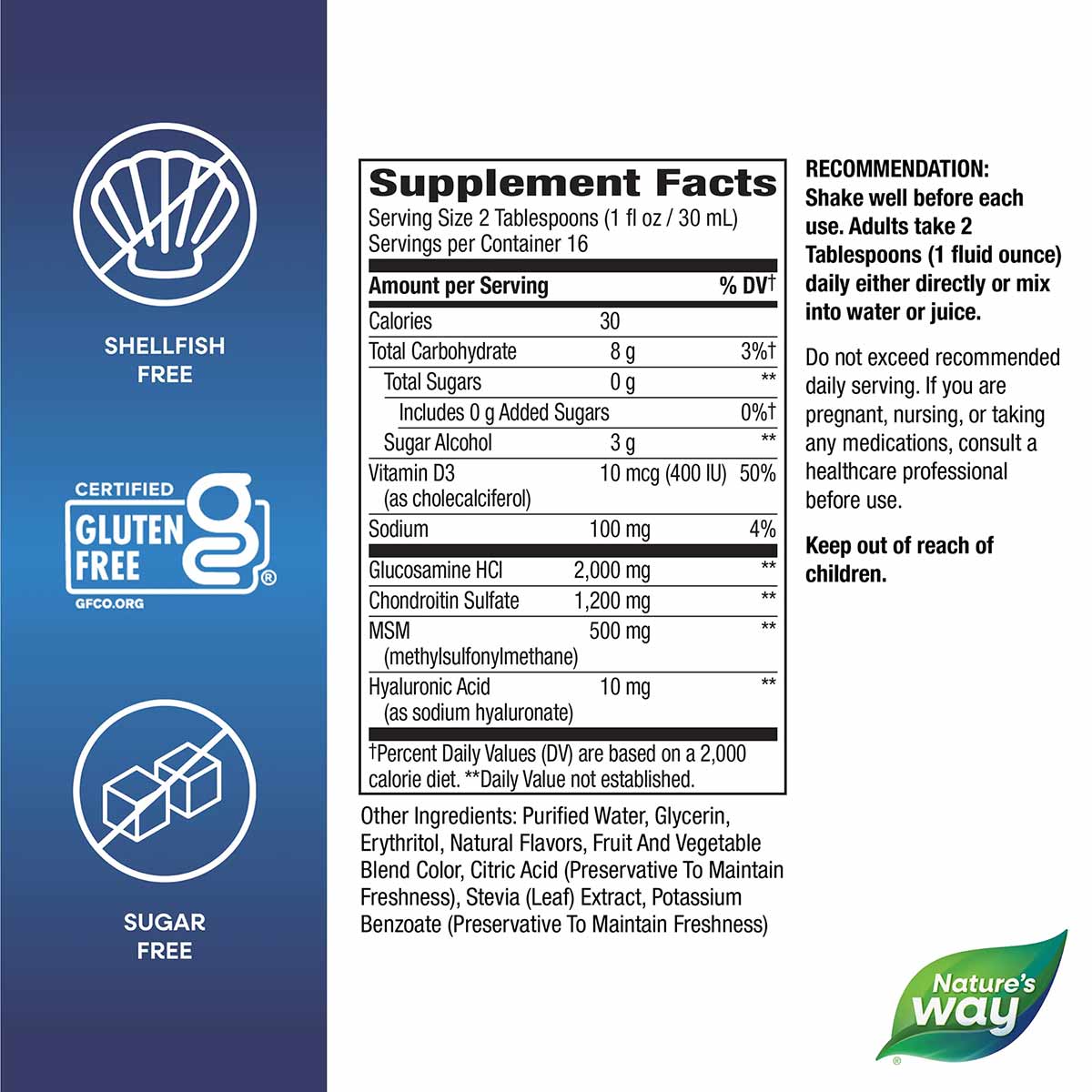 Joint Movement Glucosamine Liquid, by Natures Way