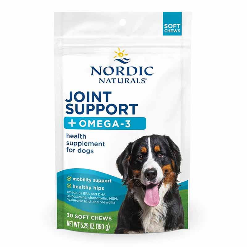 Joint Support + Omega-3 Soft Chews, by Nordic Naturals