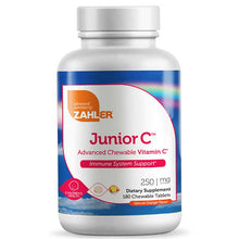 Junior C Advanced Vitamin C 250 Mg, 180 Chewable Tablets, by Zahler