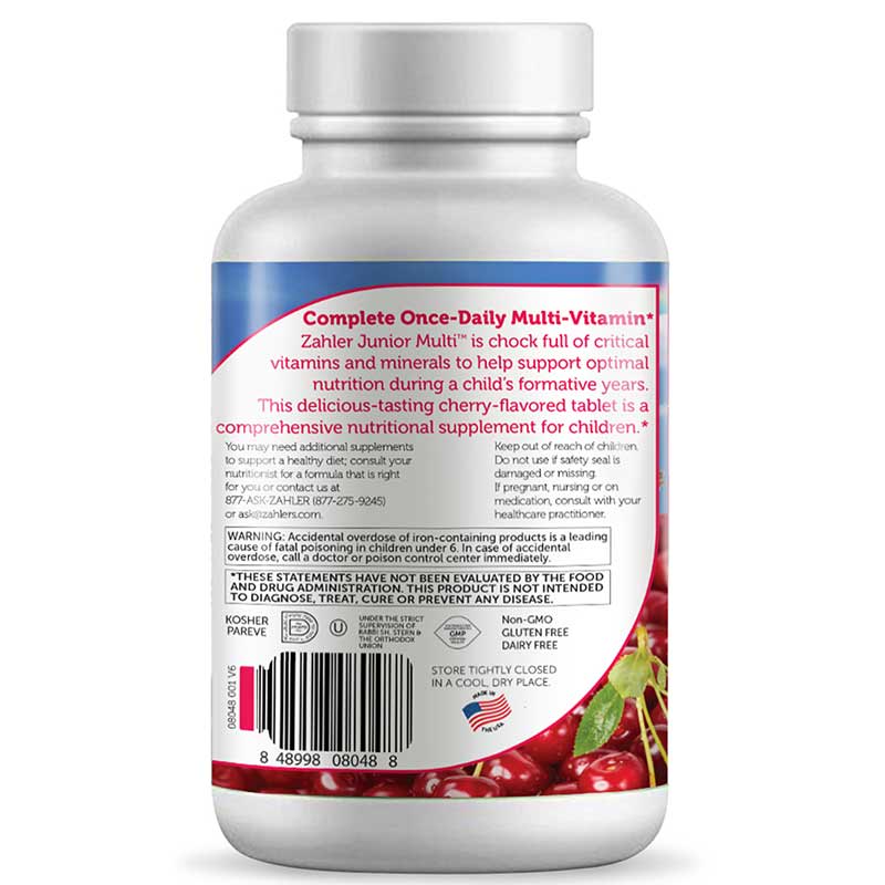 Junior Multi, 180 Chewable Tablets, by Zahler, image #2
