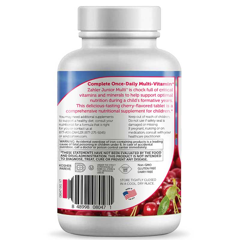 Junior Multi, 90 Chewable Tablets, by Zahler, image #2
