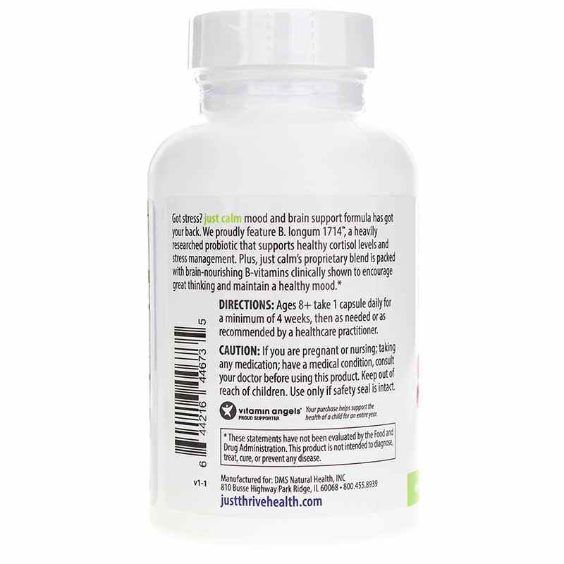 Just Calm, 90 Veg Capsules, by Just Thrive, image #3