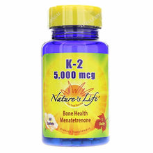 K-2 5,000 Mcg, by Natures Life