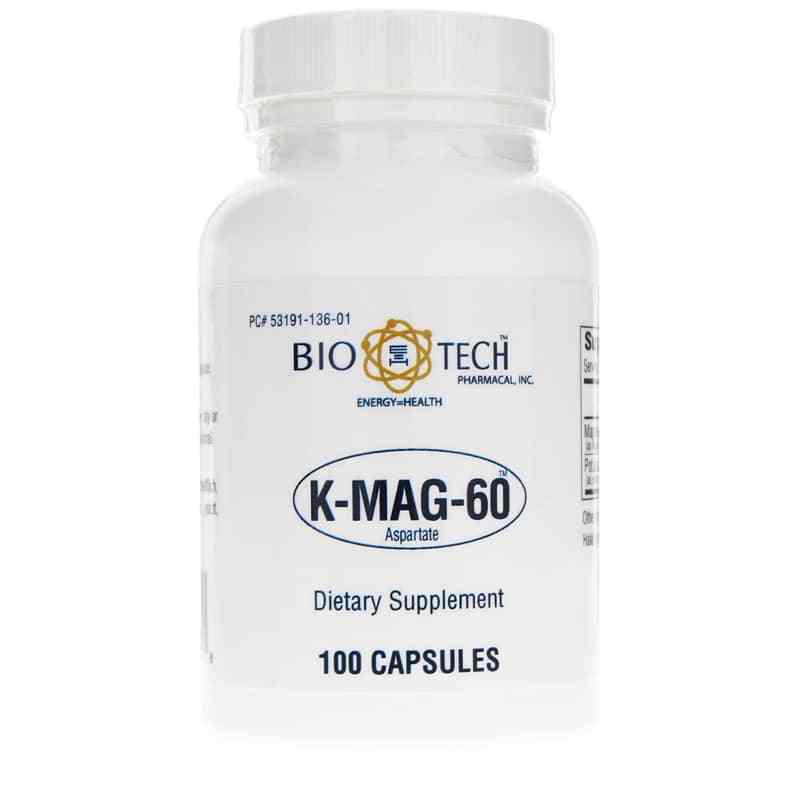 K-Mag-60 Aspartate, by Bio-Tech Pharmacal
