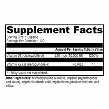 K2-D3 10000, 120 Veg Capsules, by Xymogen, image #2