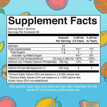 K2+D3 Calcium, 60 Gummies, by MaryRuth's Organics, image #2