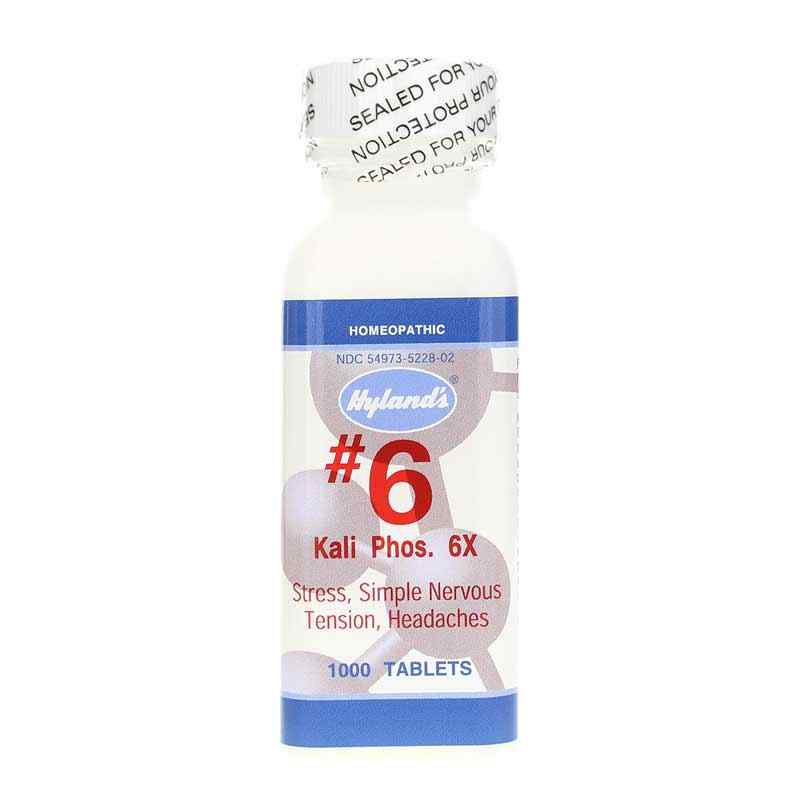 Kali Phos. 6X, 1000 Tablets, by Hylands