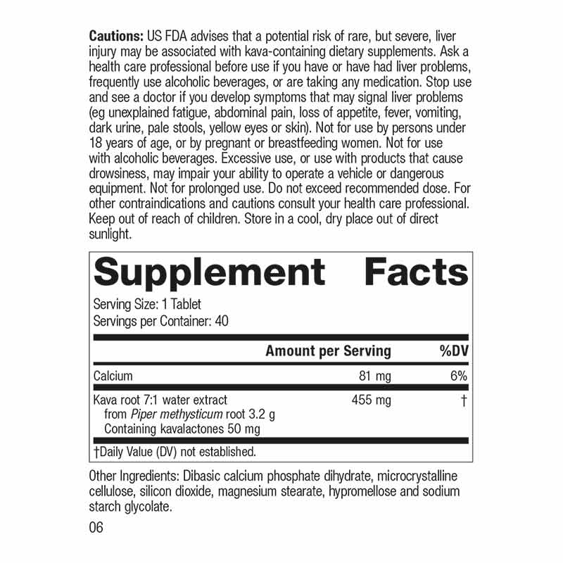 Kava Forte, by Standard Process, image #2