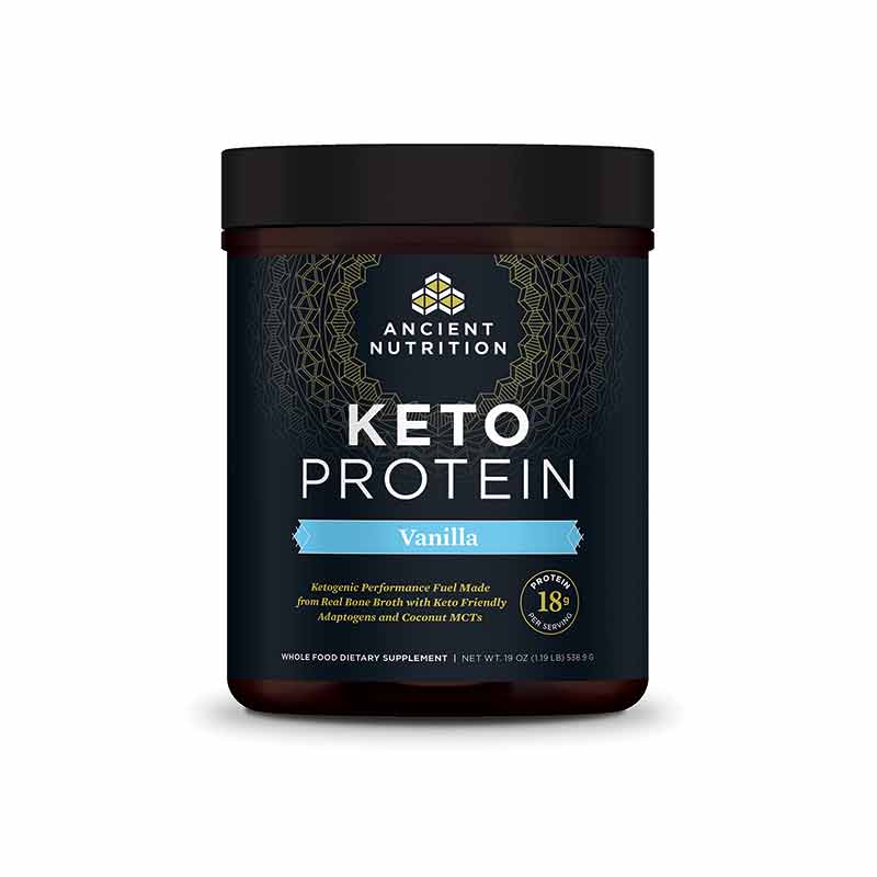 Keto Protein, Vanilla, by Ancient Nutrition