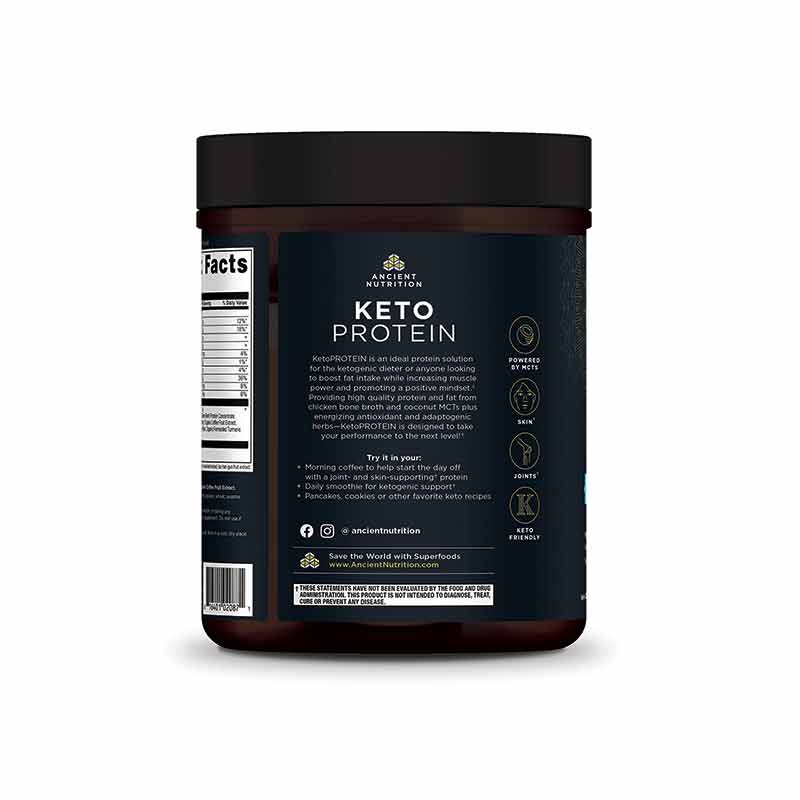 Keto Protein, Vanilla, by Ancient Nutrition, image #4