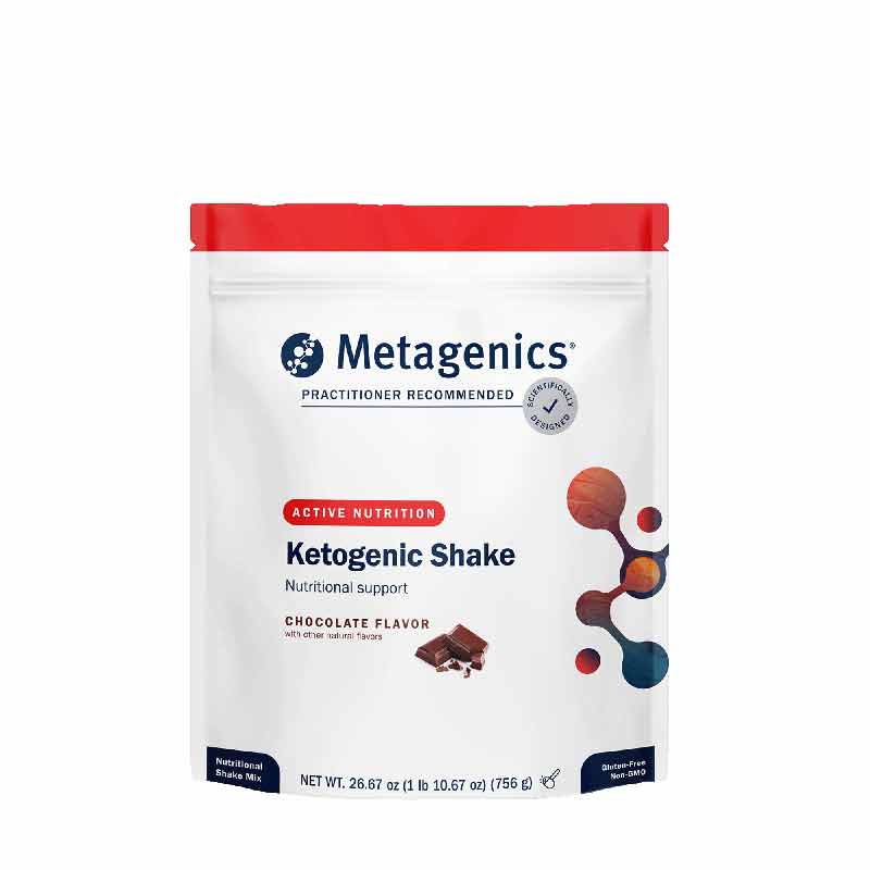 Ketogenic Shake, Chocolate, 14 Servings, by Metagenics