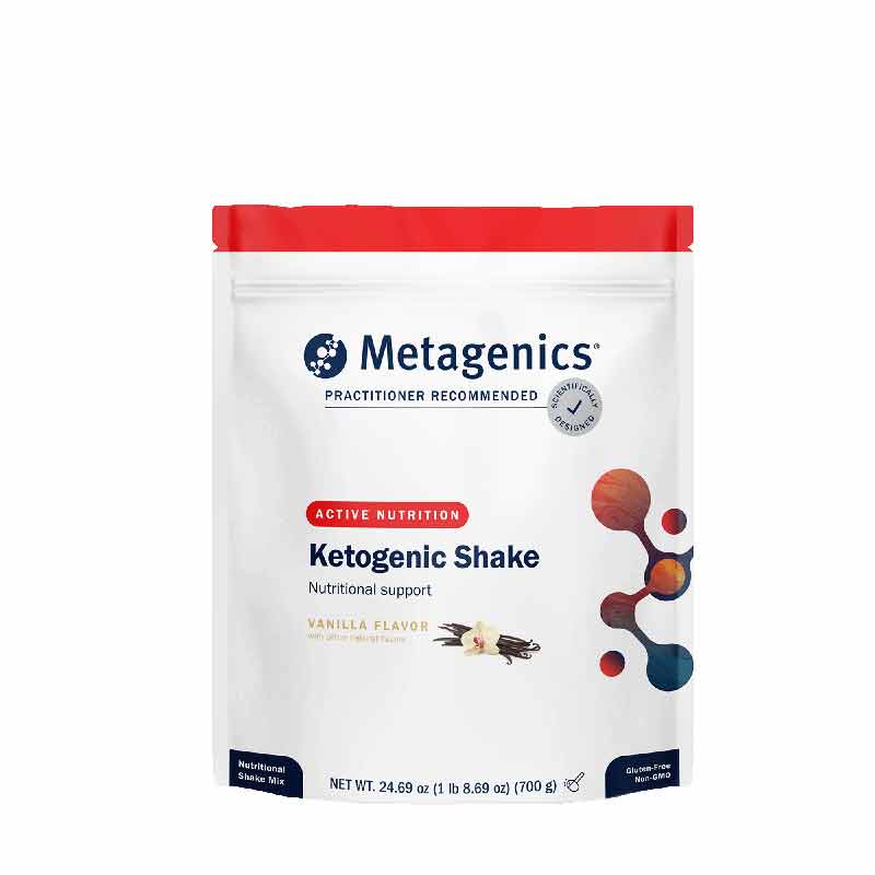 Ketogenic Shake, Vanilla, 14 Servings, by Metagenics