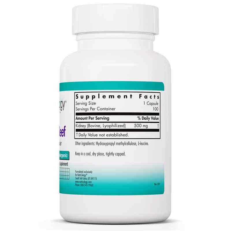Kidney Beef Natural Glandular, by Nutricology, image #2