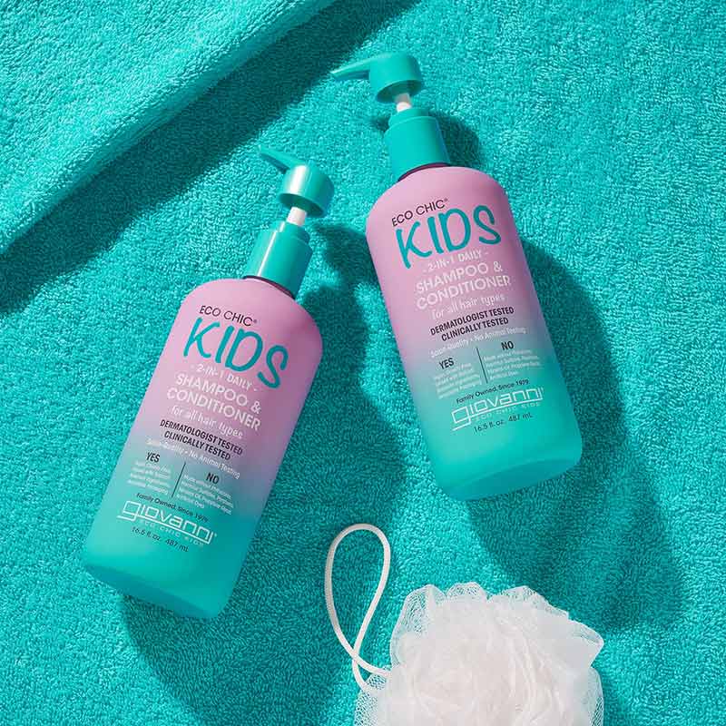 Kids 2 in 1 Shampoo & Conditioner, by Giovanni, image #2