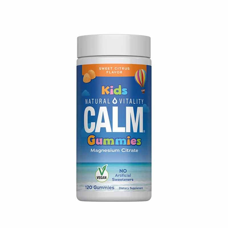 Kids CALM Sweet Citrus Gummies, 120 Gummies, by Natural Vitality