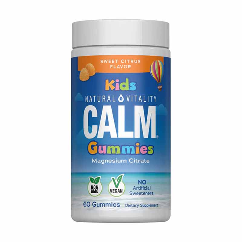 Kids CALM Sweet Citrus Gummies, 60 Gummies, by Natural Vitality