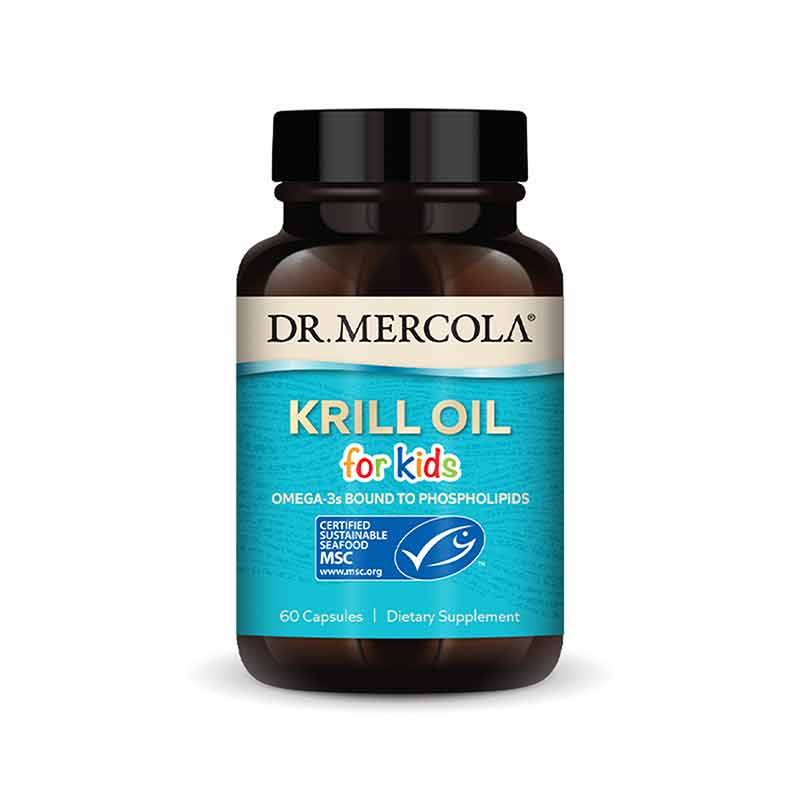 Kids Krill Oil, 60 Capsules, by Dr. Mercola