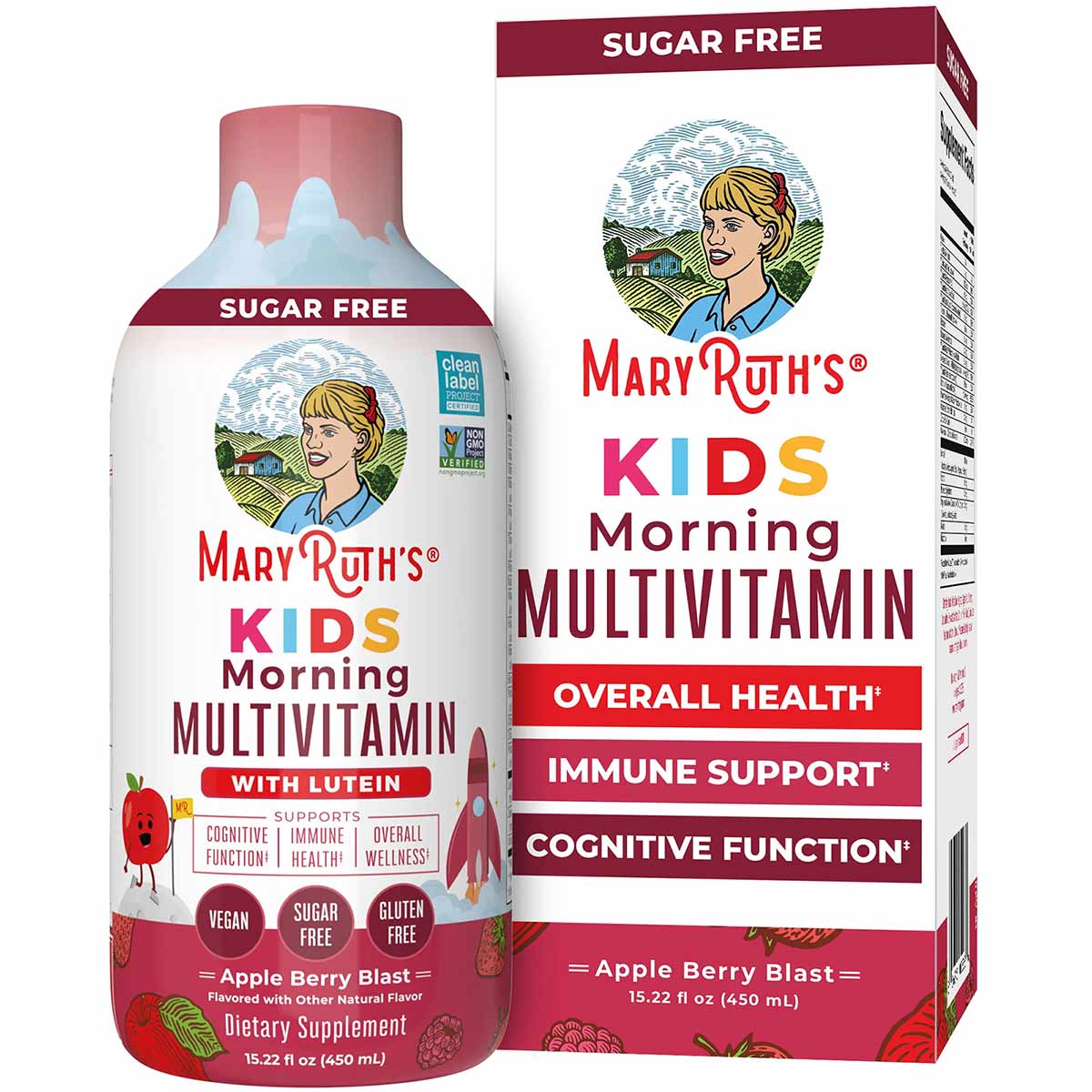 Kids Liquid Morning Multivitamin, by MaryRuth's Organics