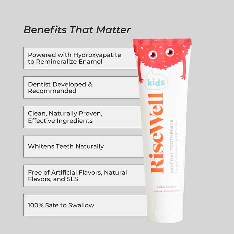 Kids Mineral Toothpaste, by RiseWell, image #2