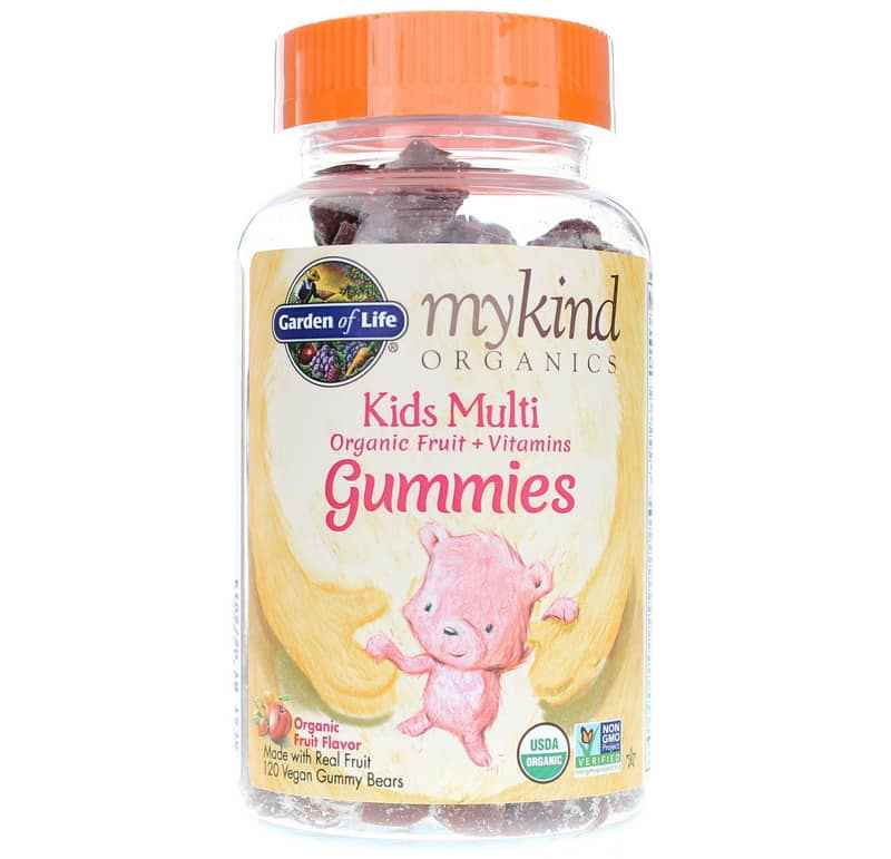 Kids Multi Gummies, Fruit, by Garden of Life mykind Organics