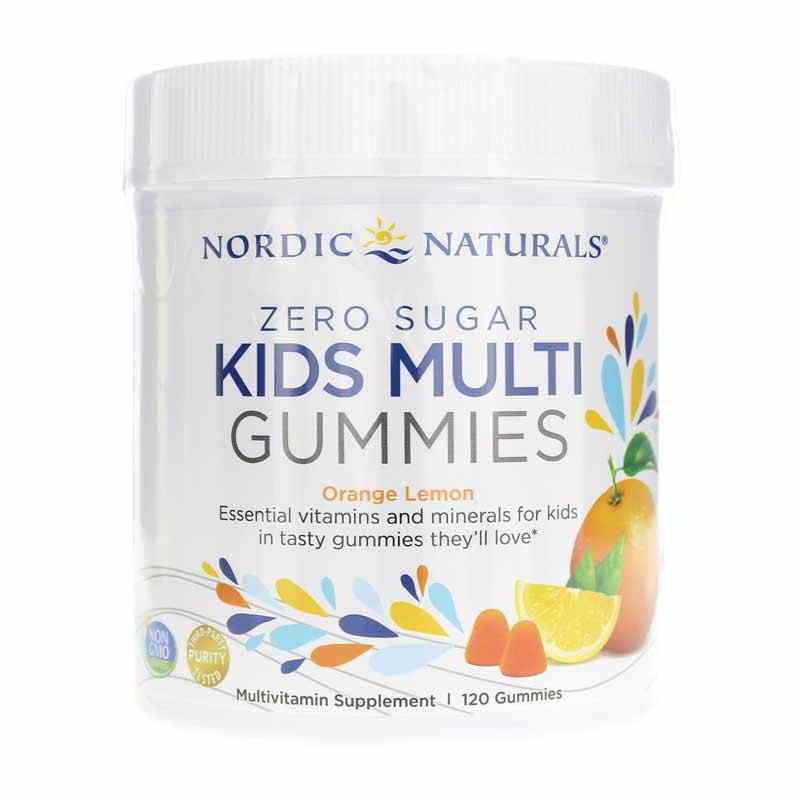 Kids Multi Gummies Zero Sugar, by Nordic Naturals