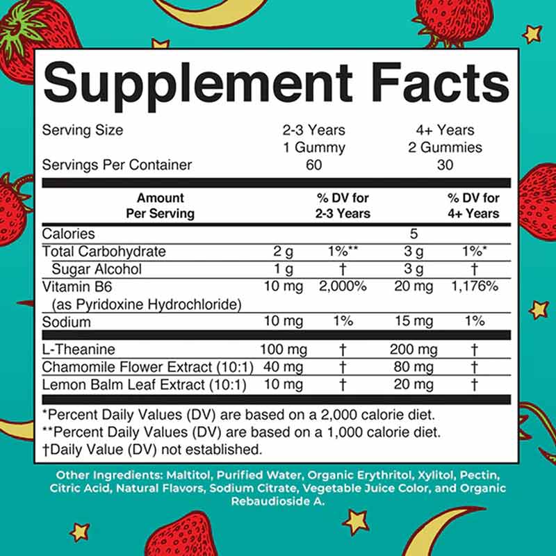 Kids Nighttime Gummies, 60 Gummies, by MaryRuth's Organics, image #2