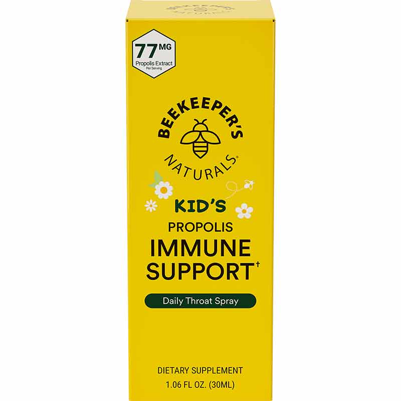 Kids Propolis Immune Support Throat Spray, by Beekeeper's Naturals, image #3