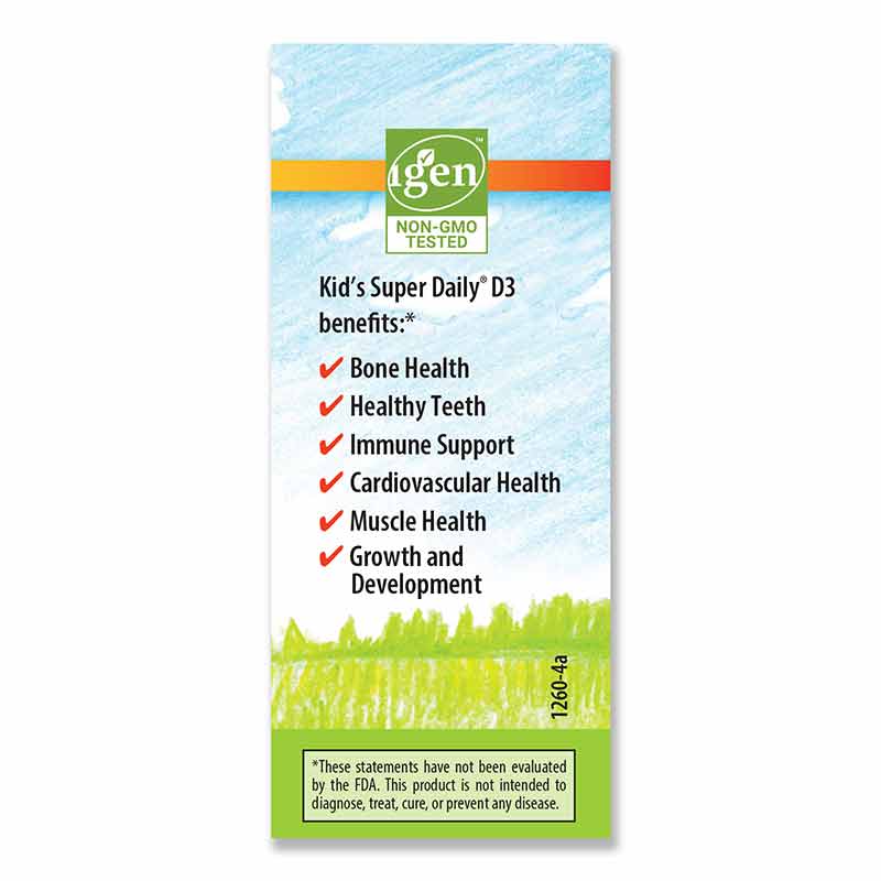 Kids Super Daily D3 600 IU Vitamin D Liquid, by Carlson Labs, image #3