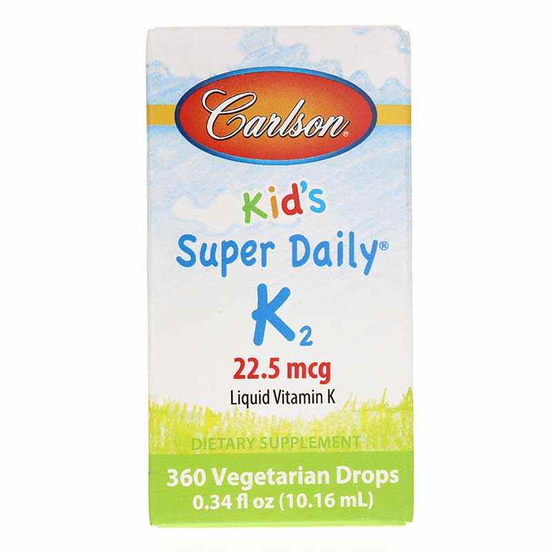 Kid's Super Daily K2, by Carlson Labs
