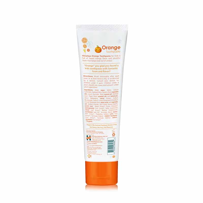 Kids Toothpaste, Orange, 4 Oz, by Himalaya, image #2