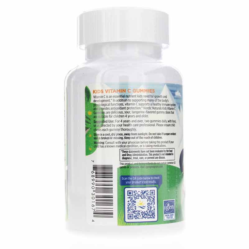 Kids Vitamin C Gummies, 60 Gummies, by Nordic Naturals, image #3