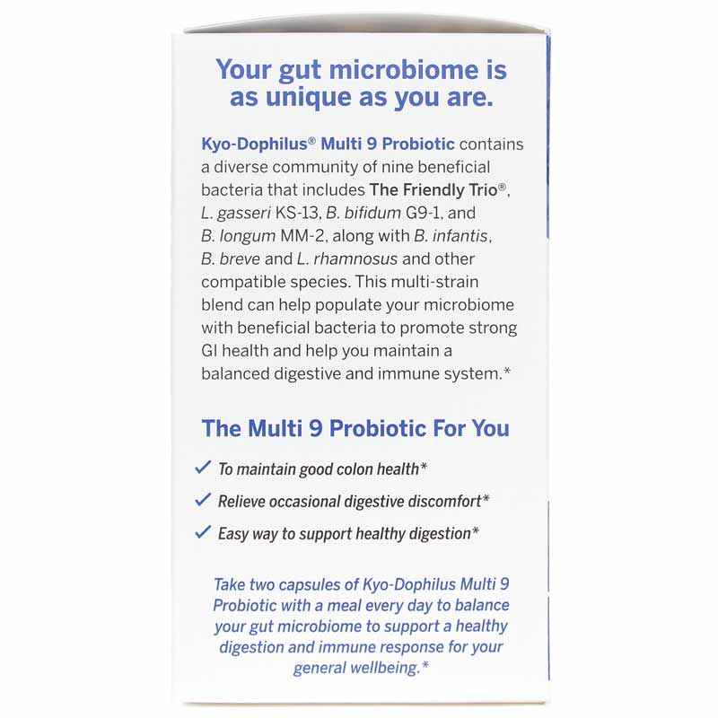Kyo-Dophilus Multi 9 Probiotic, 180 Capsules, by Kyolic, image #4