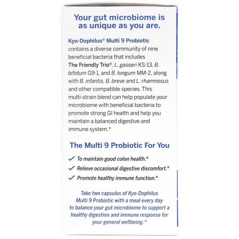 Kyo-Dophilus Multi 9 Probiotic, 90 Capsules, by Kyolic, image #4