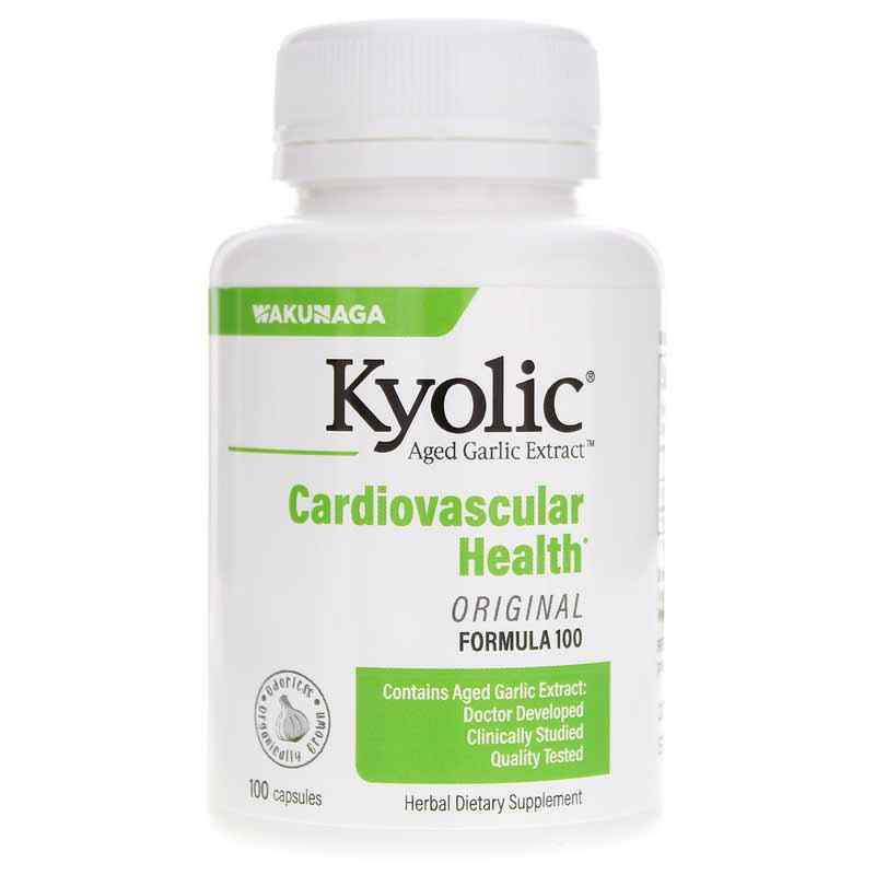 Kyolic Formula 100 Cardiovascular, 100 Capsules, by Kyolic