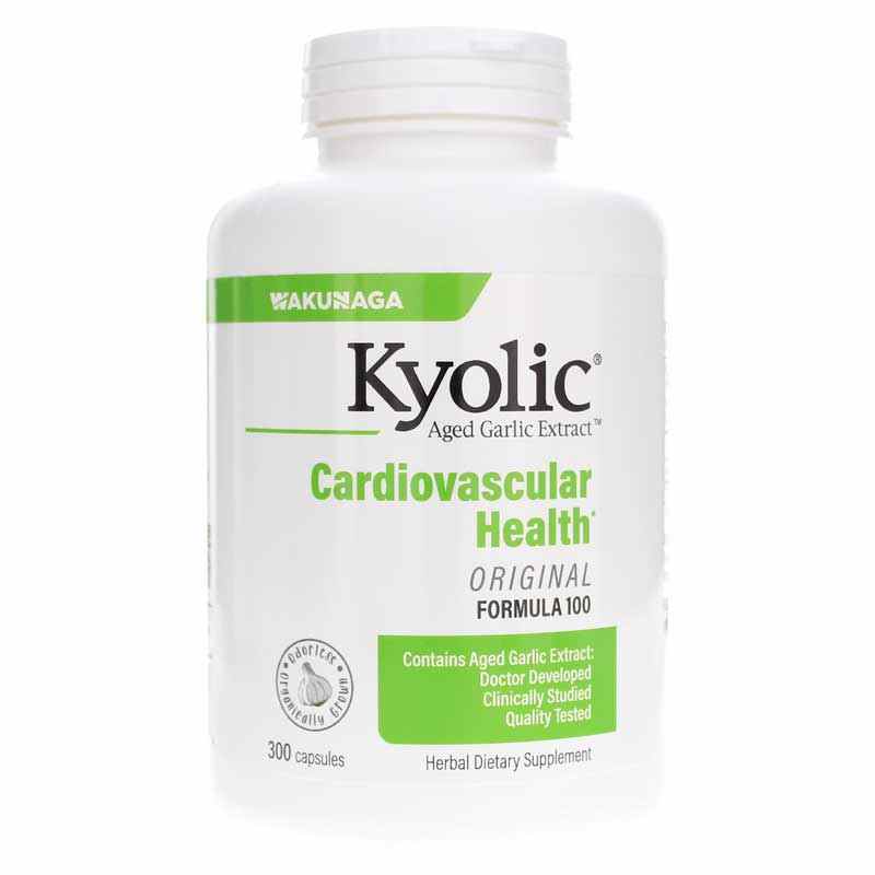 Kyolic Formula 100 Cardiovascular, 300 Capsules, by Kyolic