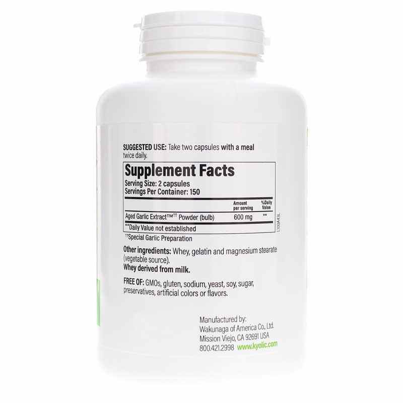 Kyolic Formula 100 Cardiovascular, 300 Capsules, by Kyolic, image #2