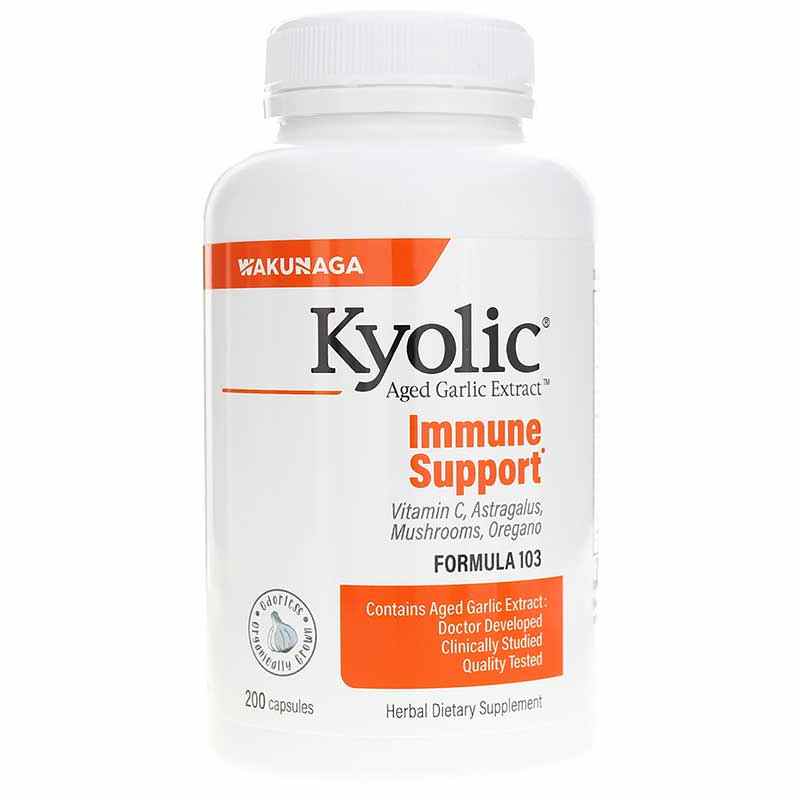 Kyolic Formula 103 Immune, 200 Capsules, by Kyolic