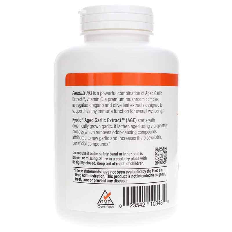 Kyolic Formula 103 Immune, 300 Capsules, by Kyolic, image #3