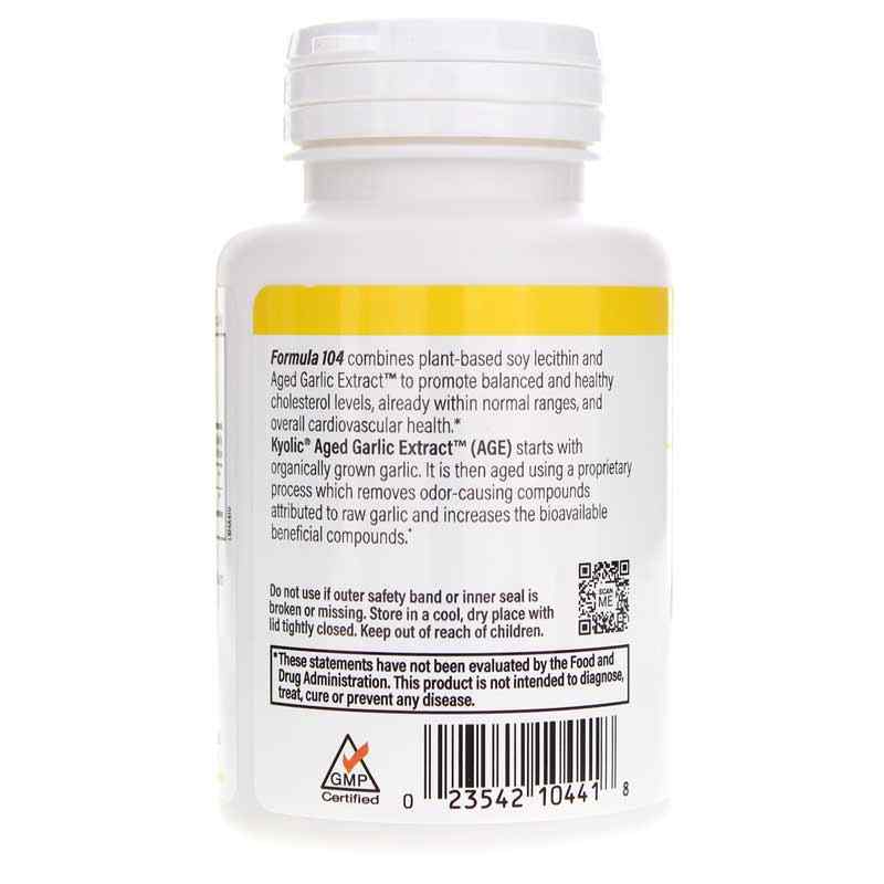 Kyolic Formula 104 Lecithin Cholesterol, 100 Capsules, by Kyolic, image #3